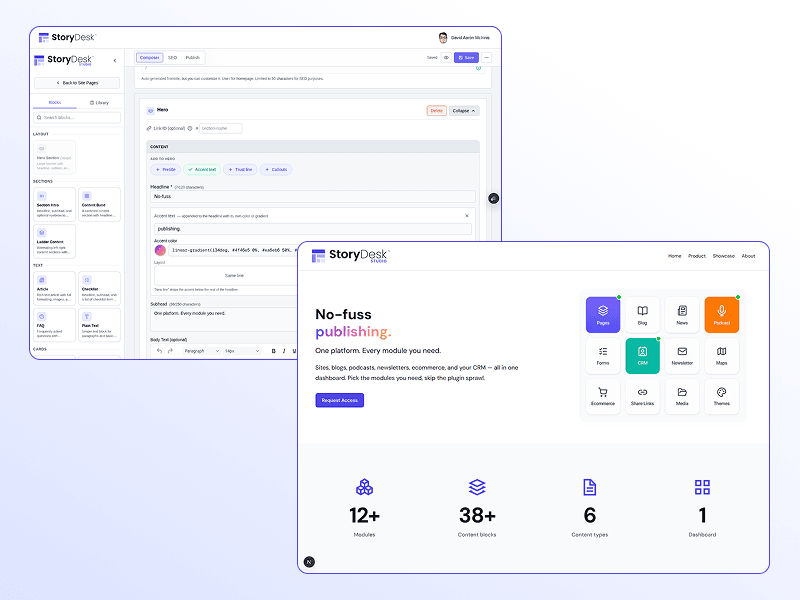 Page building made easy